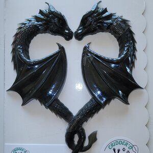 DRAGON HEART Resin Figurines Black Mythical Fantasy NEW collectible